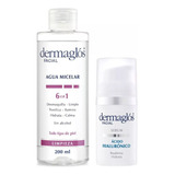 Kit Facial Dermaglós Agua Micelar + Serum 