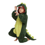 Fantasia Pijama Infantil Dinossauro Menino Inverno Kigurumi