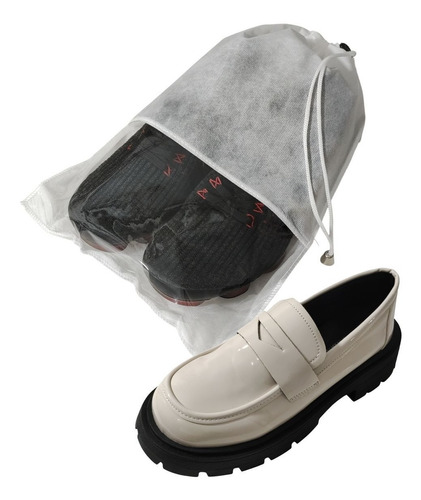 10 Unidades Sacos Com Visor Guardar Sapatos Tênis Chinelos