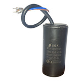 Condensador Del Motor Cbb60 40uf Con Cable 450vac 50/60hz