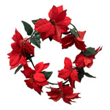 Corona Navidad Flor Federal Deco Puerta Pettish Online