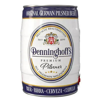 Barril de cerveza alemana - Denninghoffs - 5 litros - Pilsner | Meses sin interés