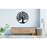 Cuadro Arbol De La Vida Madera Mdf Relieve 50cm Decotronica