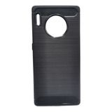 Funda Case Tpu Carbón Para Huawei Mate 30 Pro Lio-l29 Color Negro