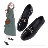 Mocasines Dama Zapatos British Vintage Comfort Of Black