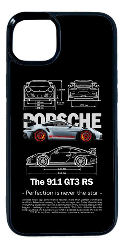 Funda Case Protector Celular - Auto Porsche 911 Gt3 Rs Negro