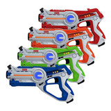 Set Laser Tag 4 Pistolas Para Niños - Juego Divertido