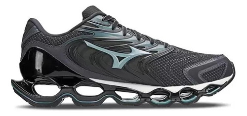 Tênis Mizuno Wave Prophecy 12 S Masculino   Preto Cinza