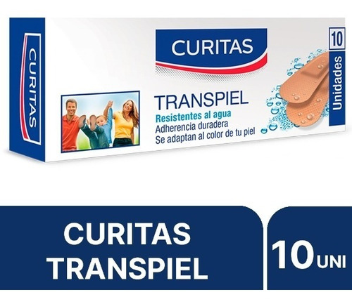 Curitas Transpiel Apósitos Adhesivos 24 Cajas X 10 Unidades