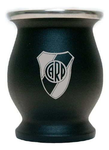 Mate De Acero Negro (personalizado)