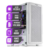 Pc Gamer Mancer Ryzen 5 5500, Rtx 3050, 16gb Ddr4, Ssd 480gb