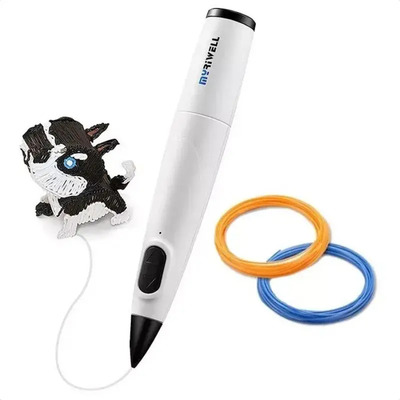Lápiz 3d Daza Wi3dpen Impresora Con Filamentos Plc Baja Temperatura Usb Con Filamentos Incluidos Niños Creativo Manualidades - Color Blanco | Mismo precio en cuotas