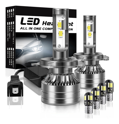 11000lm Kit De Focos Led Luz Alta Y Baja Para Mitsubishi