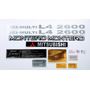 Emblema Montero Mitsubishi Pajero Lateral Hard Top