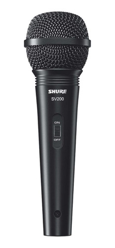 Microfone Shure Sv200 Com Cabo Xlr/xlr