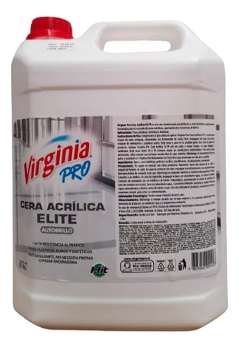 Cera Acrílica Elite Virginia 5 Lts