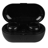 Auriculares In Ear Bluetooth Inalambricos Earbuds Tws P1 Color Negro