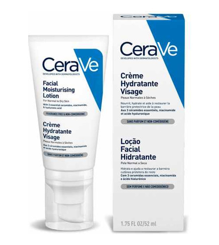 Cerave Loção Hidratante Facial 52ml