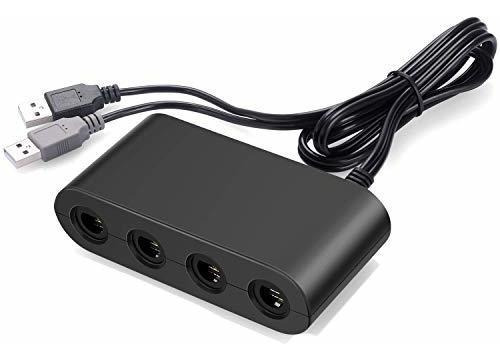 Pdobq Adaptador De Controlador De Gamecube Compatible Con Wi