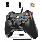 Control Para Xbox 360 Y Pc Metalizado Alámbrico