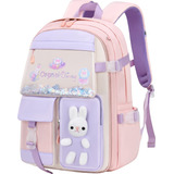 Niñas Lindo Conejito Mochila Kawaii Escuela Bolsas Conejo Ro