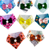 10 Bandanas Pascoa Pet Gola Pascoa Cachorro Gato Banho Tosa