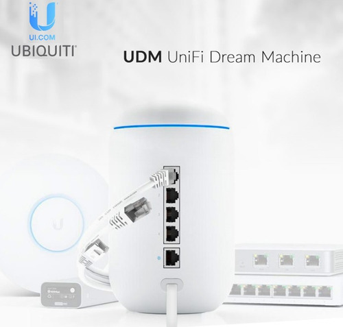 Ubnt Udm Unifi Dream Machine 4p Gigabit 16gb 2gb Ram