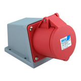 Toma Base Industrial Exterior 3p+tierra 32a 230vca Ip44 Sica