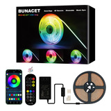 Bunacet Cob - Tira De Luz Led Rgb+ic De 20 Pies, Tira De Luz