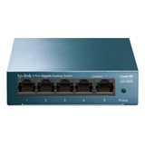 Switch 5 Portas Tp Link Metal 10/100/1000mbps - Ls105g