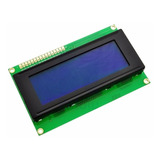 Display Lcd 2004 Fondo Azul Texto Blanco 20x4 St7066 Nubbeo