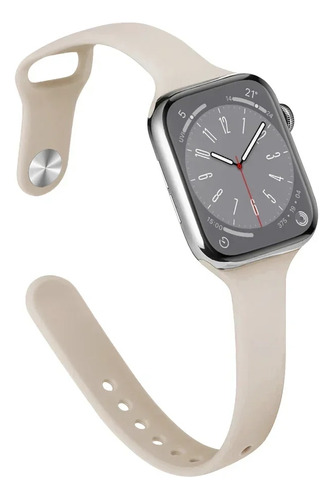 1 Para Bracelete De Silicone Ultrafina Para Apple Watch