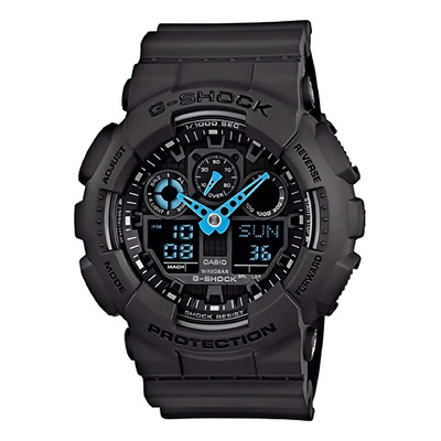 Reloj Pulsera Casio Ga100gbx-1a9 Con Correa De Resina Color Negro