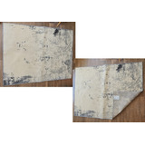 Tapete Cinza Com Bege Abstrato 1,50 X 2,0 M Usado