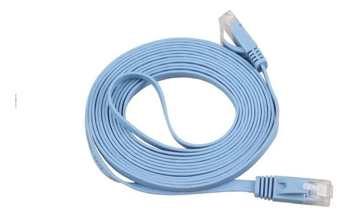 Cable Red Plano Categoria 6 Rj45 Utp Ethernet Lan 10 Metros