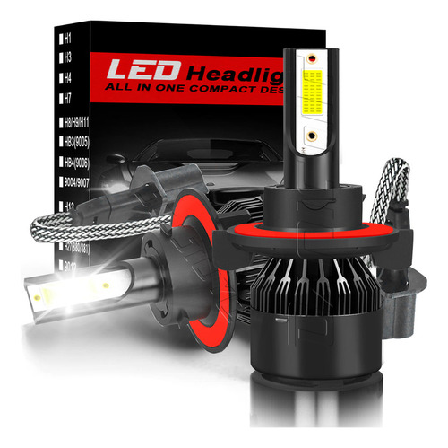 Kit Faros Luz Led H13 14000lm Para Chevrolet Haz Alta/baja