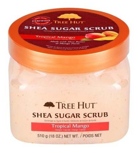 Exfoliante Sugar Karite Tropical Mango Tree Hut Organico