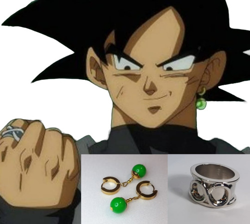 Anillo Del Tiempo Y Arcillos Goku Black 