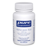 Pure Encapsulations Ácido Alfa Lipoico 200 Mg - 200 Mg Ala 