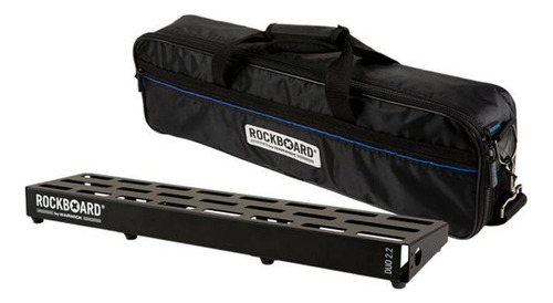 Pedalboard Rockboard Duo 2.2 62x14cm Com Gig Bag By Warwick