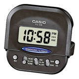 Reloj Despertador Negro Casio Pq-30b-1