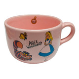 Taza Tazon Alicia Y Cheshire Rosa