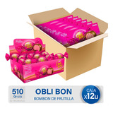 Caja Bombon Oblea Dulce De Frutilla Obli Bon Oblita