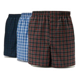 Hanes Hc155fx3-x Trad Woven 3pk Boxers Asst