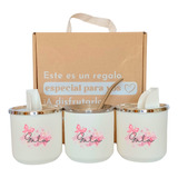 Set Mate Acero Personalizado Regalo Cumples Foto Logo Frase