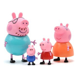 Set De 4 Piezas Peppa Pig Familia