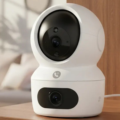 Cámara De Vigilancia Ezviz H7c Dual Doble Lente Wi-fi Blanco | Meses sin interés