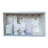 Baño-casa Muñecos/as Modular- Para Sylvanian-woodzeez-lol