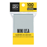 Mini Usa 41 X 63mm 100 Unid Board Game Seeve Redbox Classic