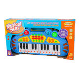 Organo Musical Star Electronico Niños Luces Y Sonido